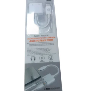 Adaptador de Audio y Carga para iPhone 7/8/X – Modelo NB1220