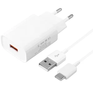 Cabeza de Cargador + Cable USB a Tipo C T'Phox - 20W (3A) 1m